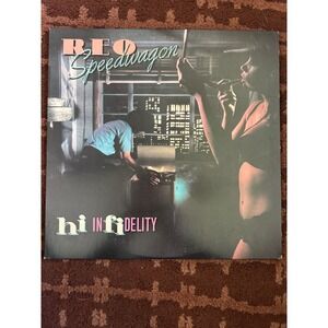 REO‎ Speedwagon Hi Infidelity Vinyl LP 1980 Epic FE 36844 Classic Rock Album